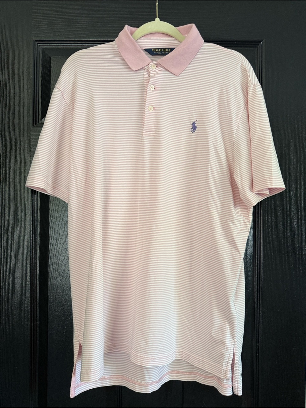 Polo by Ralph Lauren Light Pink Striped Polo Shirt